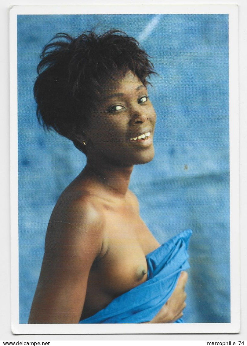 SENEGAL CARTE COULEURS FEMME NUDE - Senegal