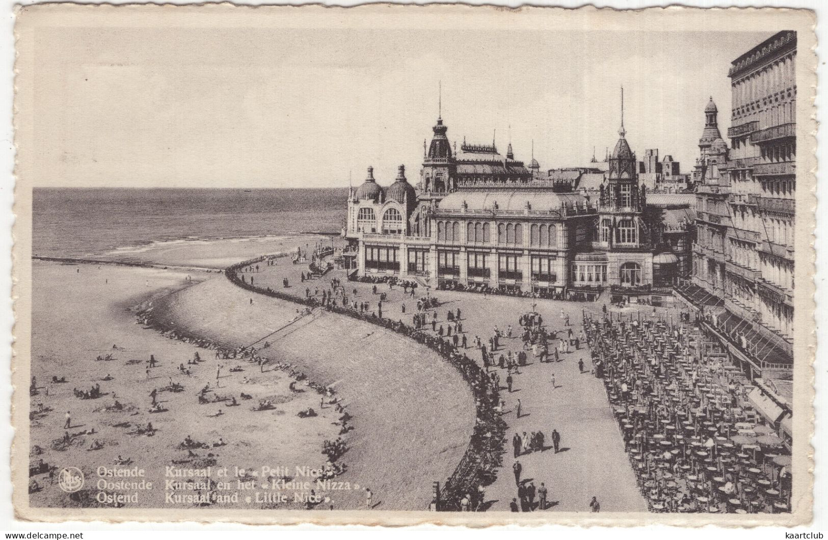 Ostende. Kursaal Et Le 'Petit Nice' - 'Kleine Nizza' -  (Belgique/België) - 1939 - Oostende