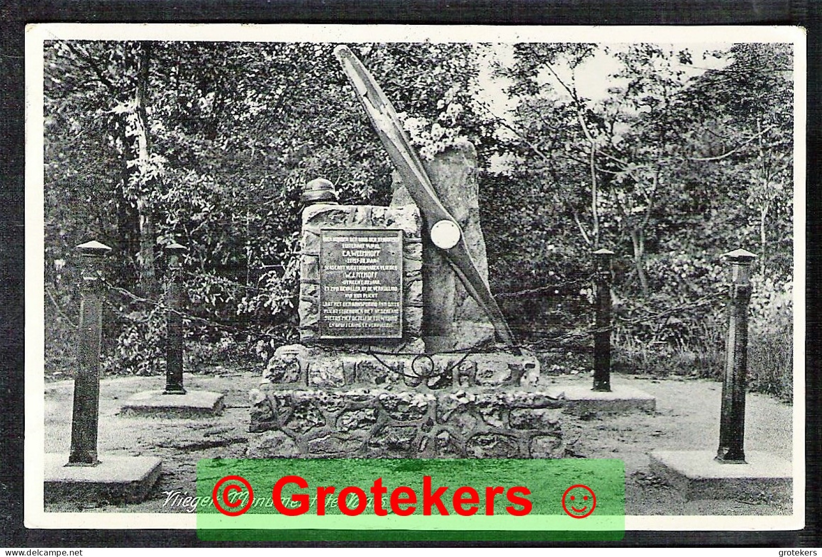 VAALS Vlieger Monument (neerstorten In Juni 1932 Militair Fokkervliegtuig) 1949 - Vaals