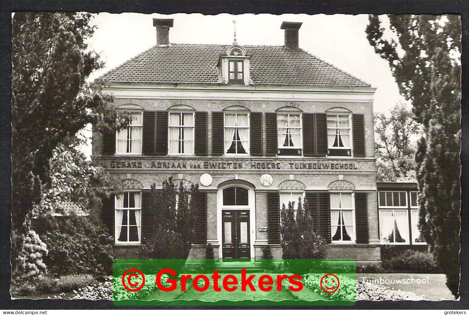 FREDERIKSOORD Hogere Tuinbouwschool Gerard Adriaan Van Swieten 1962 - Other & Unclassified