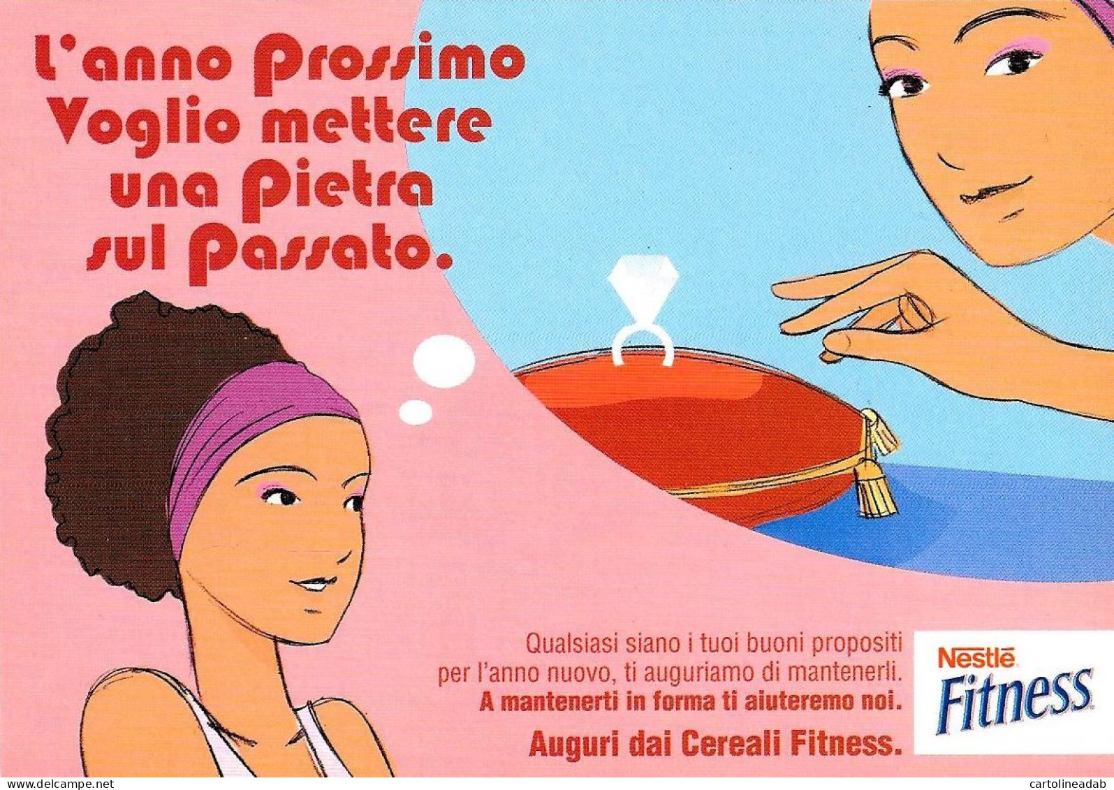 [MD9419] CPM - NESTLE' FITNESS - PROMOCARD 6934 - PERFETTA - Non Viaggiata - Werbepostkarten