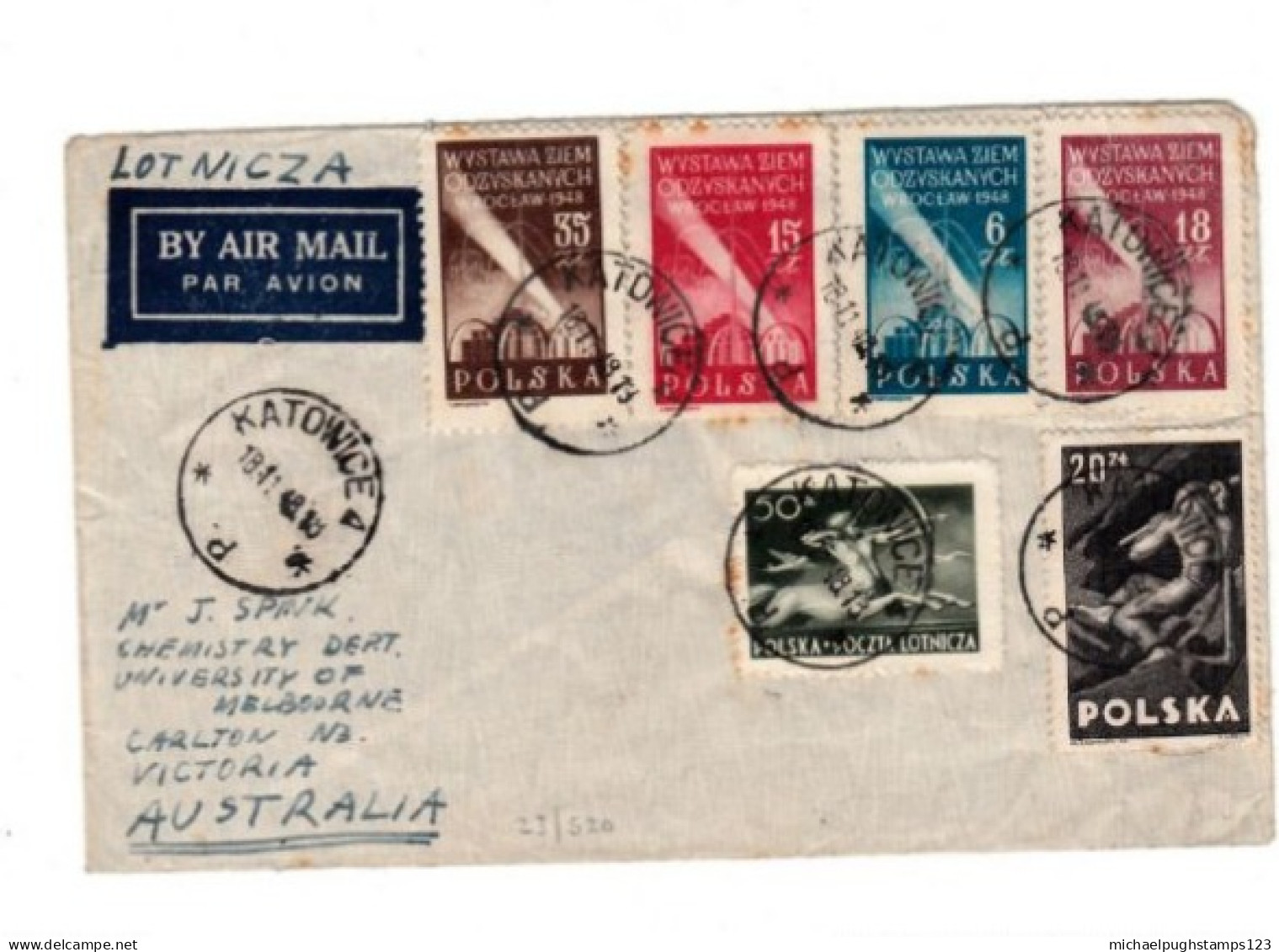 Poland / Airmail / Australia - Andere & Zonder Classificatie