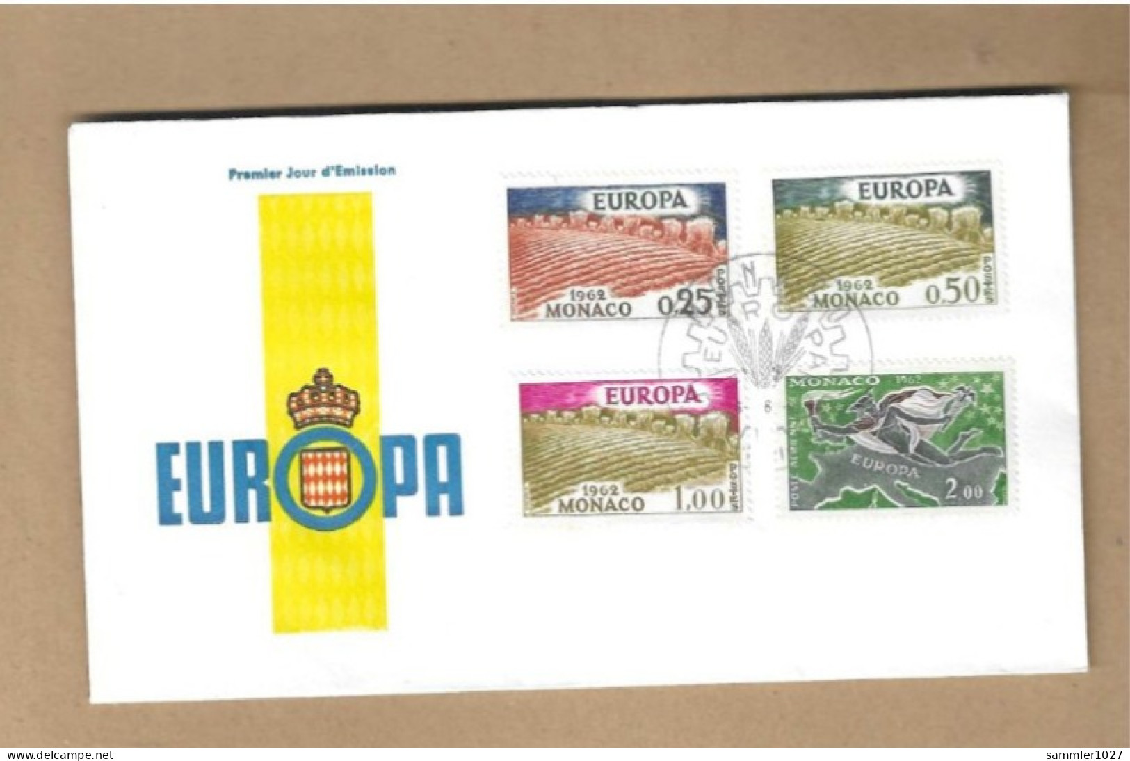 Los Vom 19.04 -  Briefumschlag Mit CEPT Marken 1962 - Briefe U. Dokumente