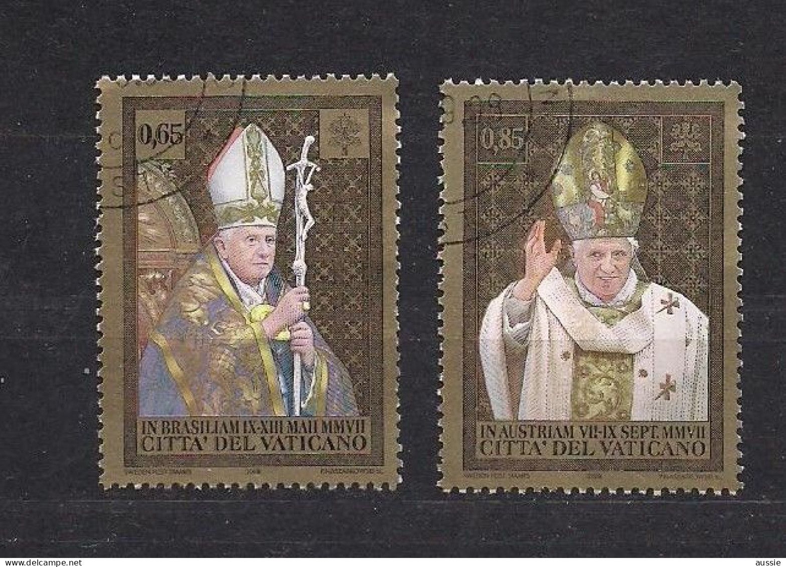 Vatican Vatikaanstad 2008 Yvertn° 1470-1471 (°) Oblitéré Used Cote 4,50 Euro - Gebraucht