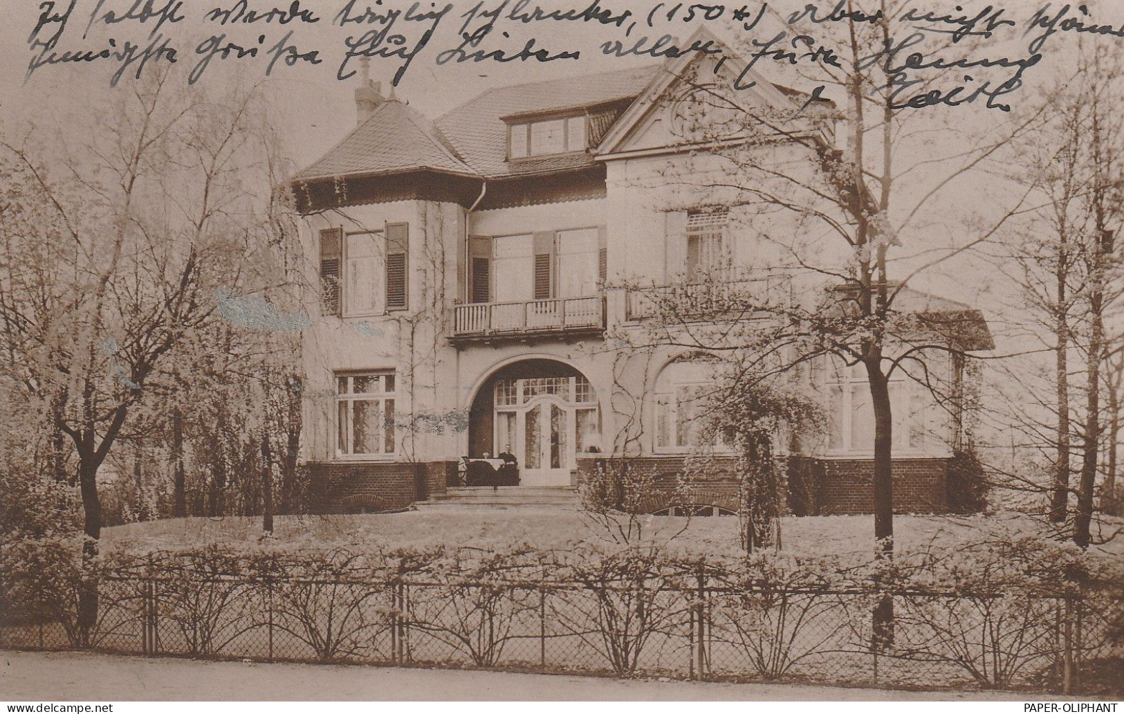 2000 HAMBURG - HOCHKAMP, Einzelhaus Photo-AK 1924 - Altona