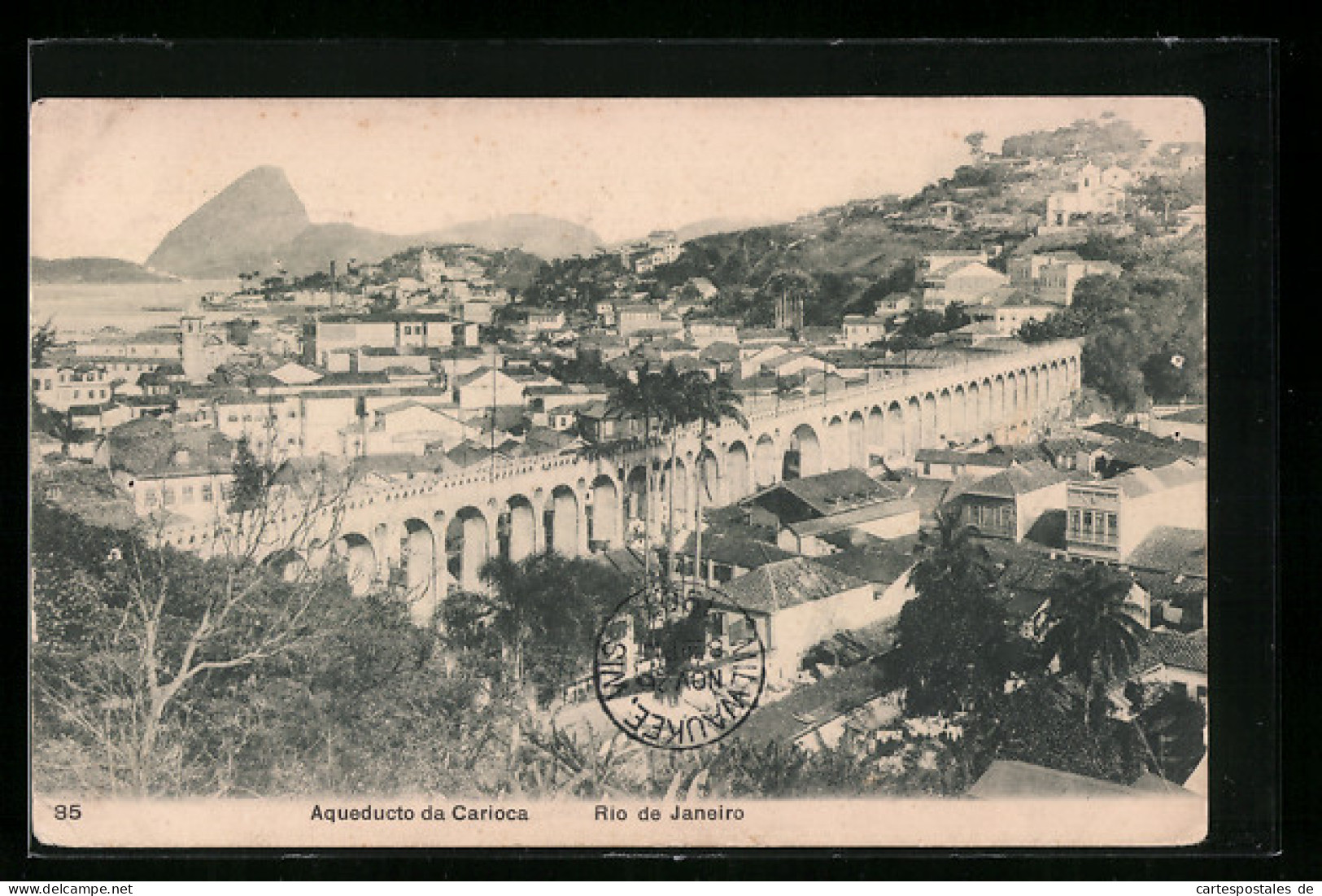 AK Rio De Janeiro, Aqueducto Da Carioca  - Autres & Non Classés
