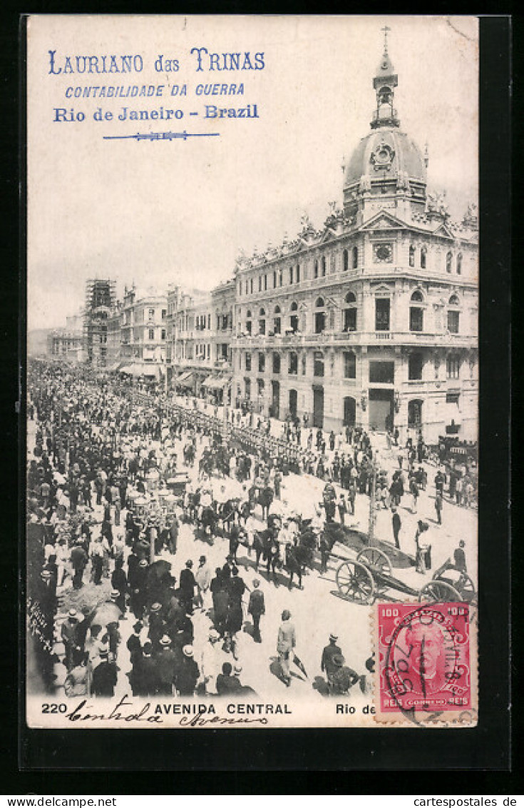 AK Rio De Janeiro, Avenida Central  - Otros & Sin Clasificación