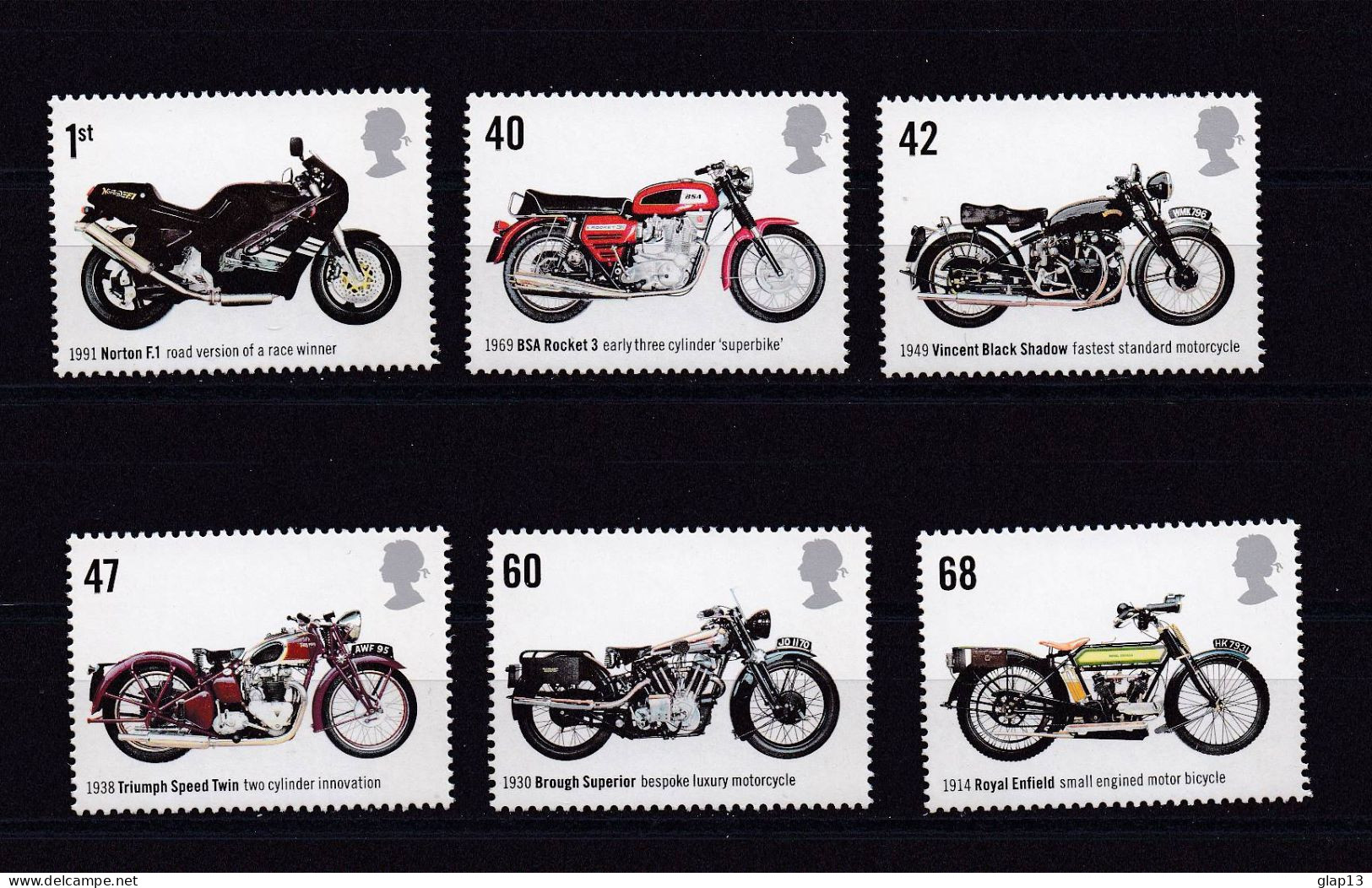 GRANDE-BRETAGNE 2005 TIMBRE N°2661/66 NEUF** MOTOS - Unused Stamps