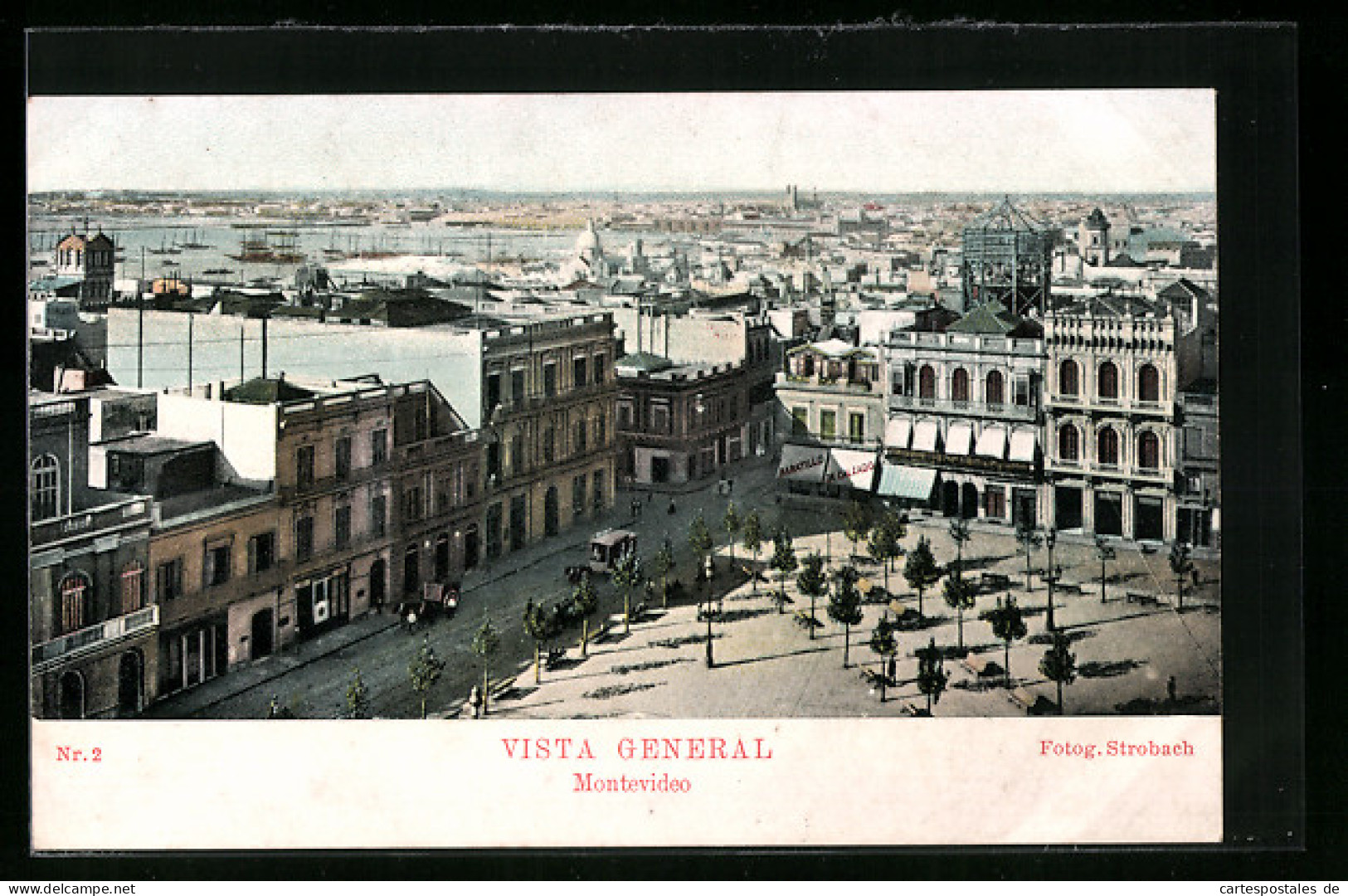 AK Montevideo, Vista General  - Uruguay