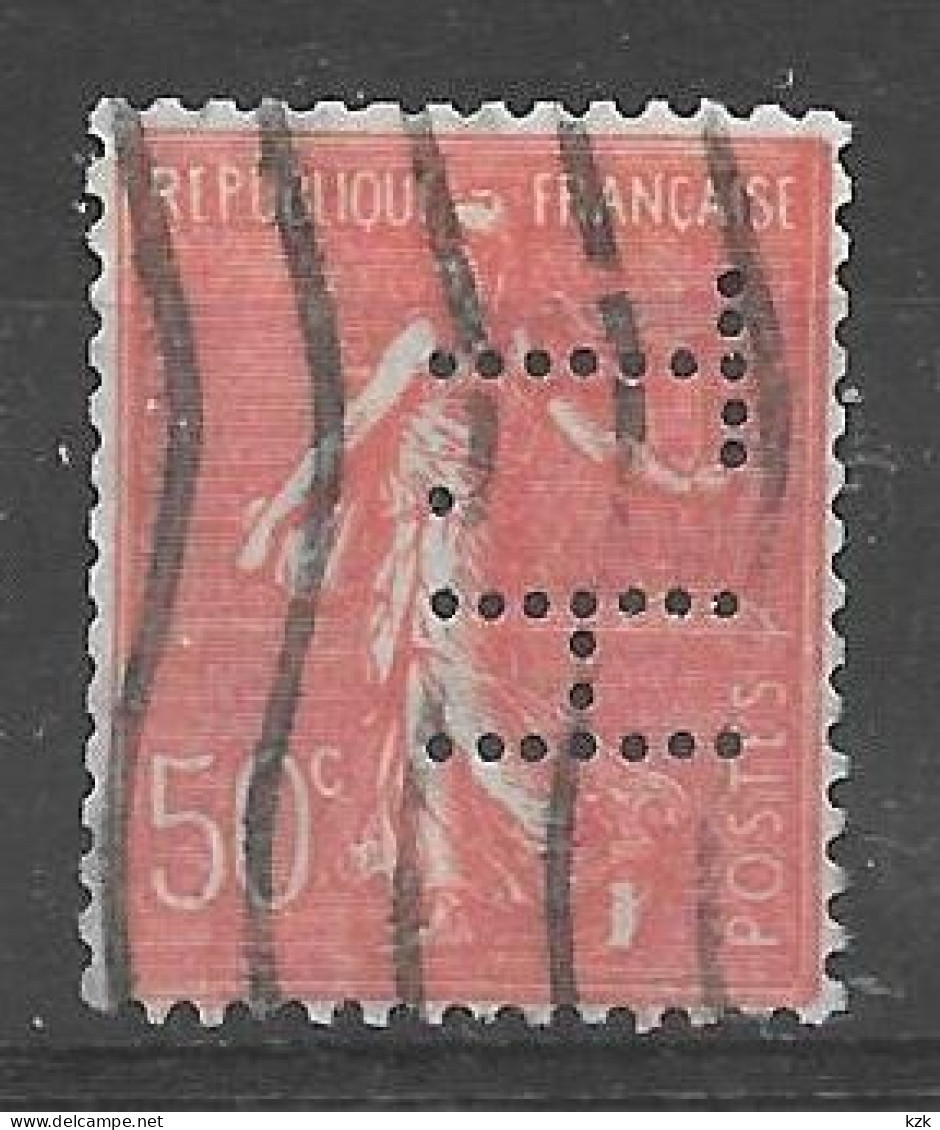 751	N°	199	Perforé		HT 79		SOCIETE THOMSON-HOUSTON - Used Stamps