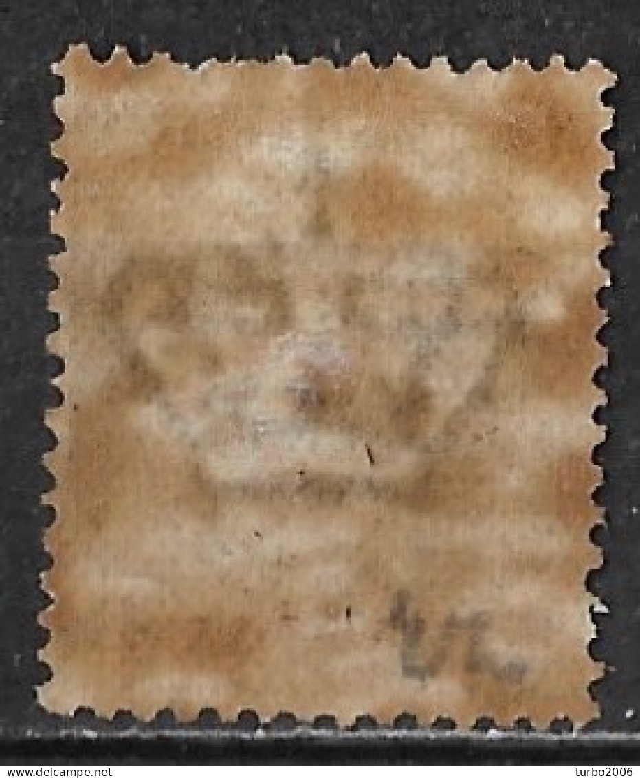 CRETE 1900 Italian Office : Italian Stamp 25 Cent Blue With Red Overprint 1 PIASTRE 1 Vl. 1 MH - Crete
