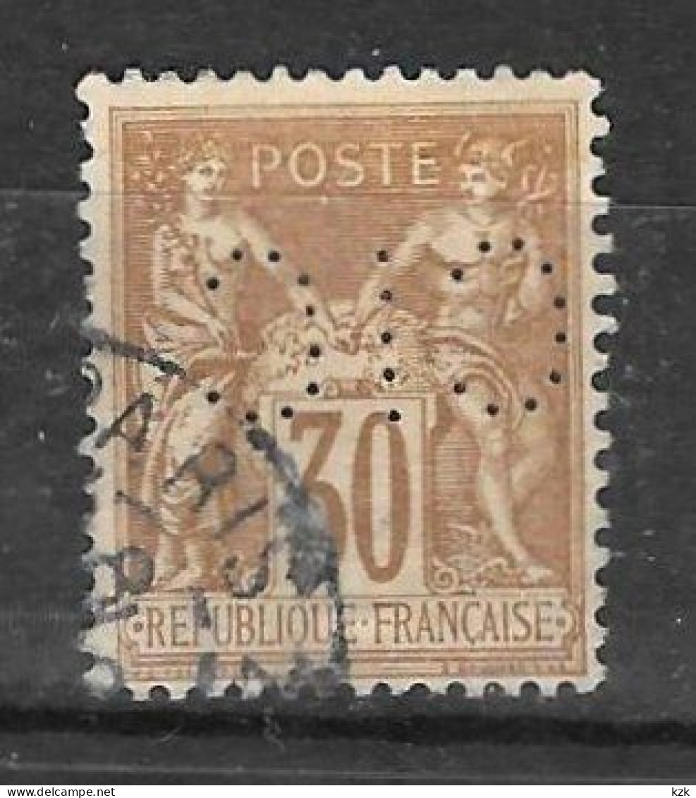 758	N°	80	Perforé		CIC 170		CREDIT INDUSTRIEL ET COMMERCIAL - Used Stamps