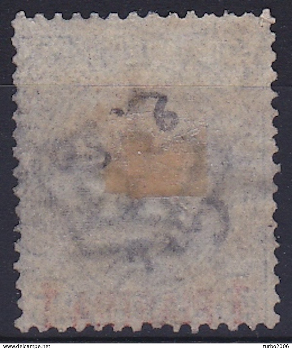 CRETE 1900 Italian Office : Italian Stamp 25 Cent Blue With Red Overprint 1 PIASTRE 1 Vl. 1 - Crete