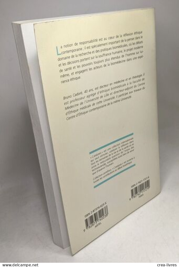 L'Expérience Bioéthique De La Responsabilité - Psicología/Filosofía