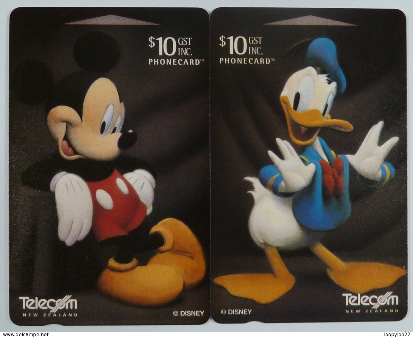 New Zealand - GPT - Set Of 2 - Mickey & Donald - Part 3 - $10 - Mint - Nieuw-Zeeland