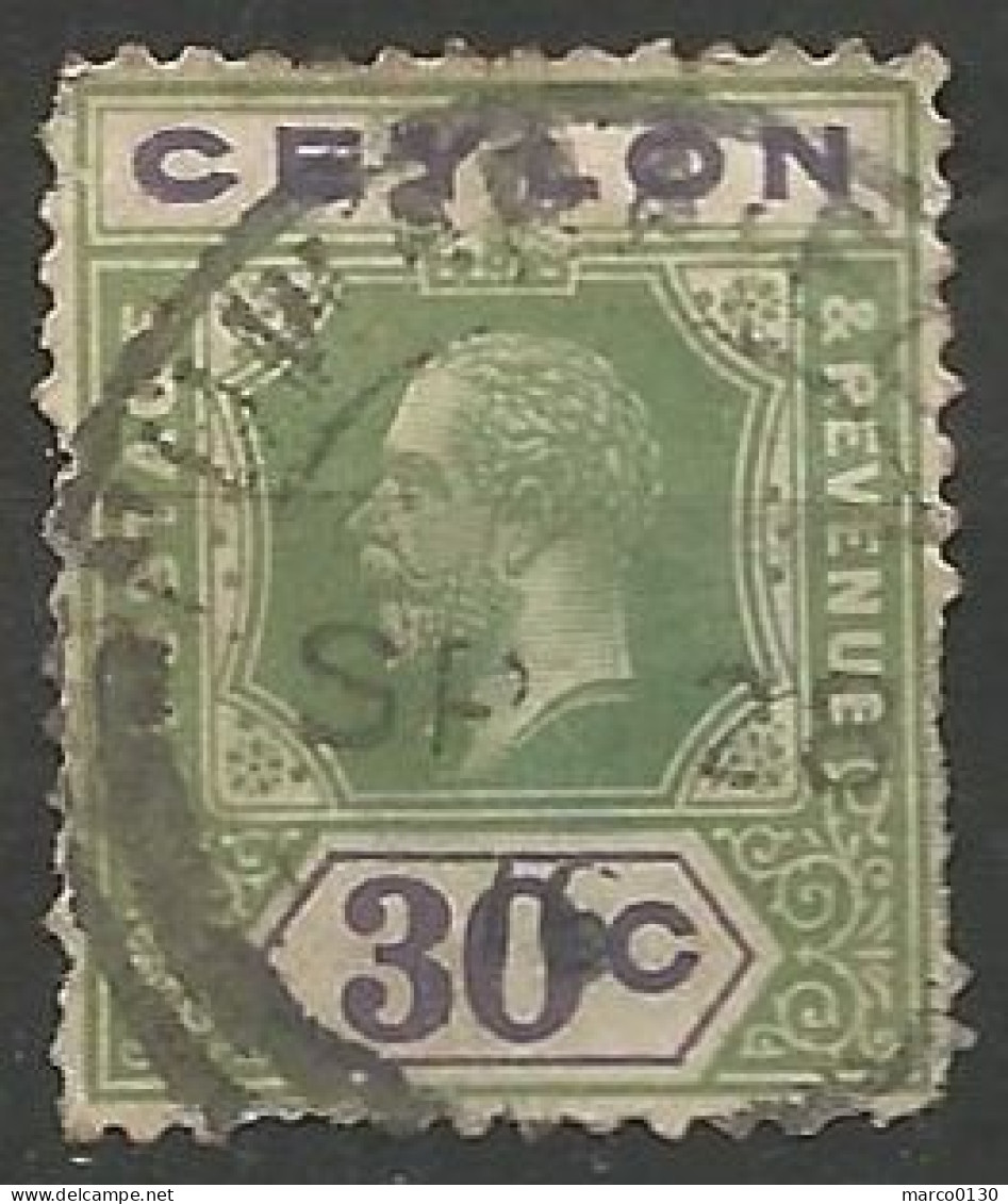 CEYLAN N° 185 OBLITERE - Sri Lanka (Ceylon) (1948-...)