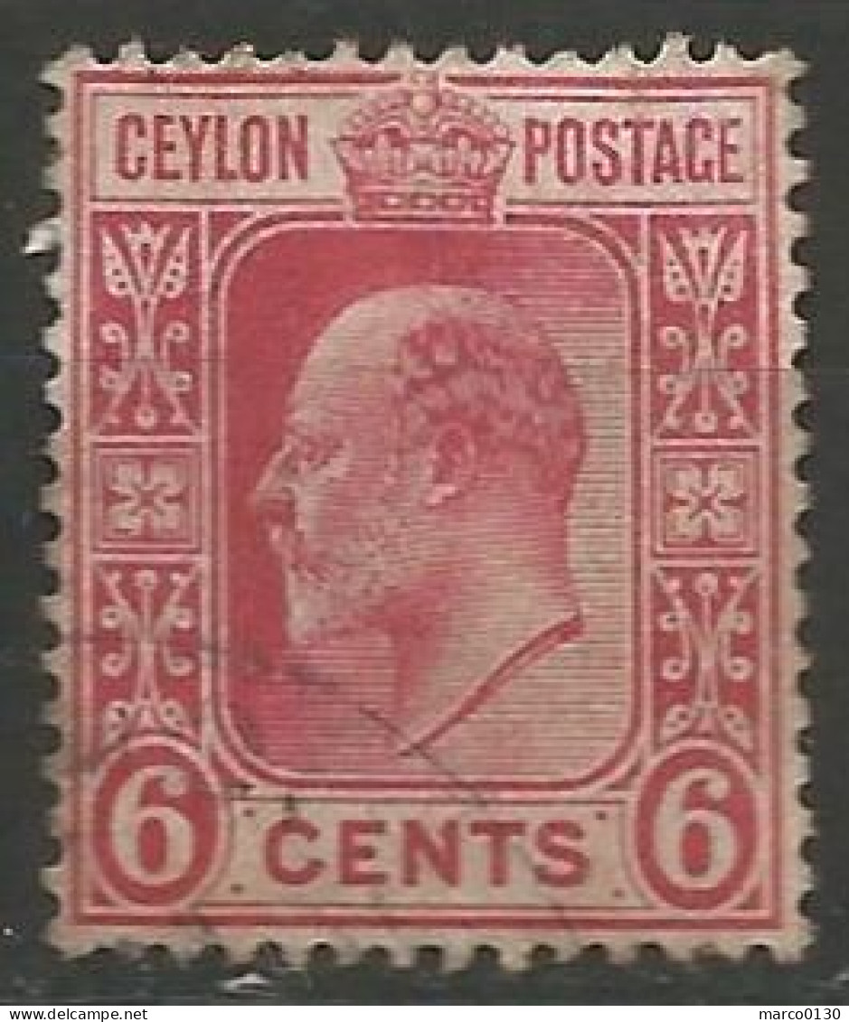 CEYLAN N° 168 OBLITERE - Sri Lanka (Ceylan) (1948-...)