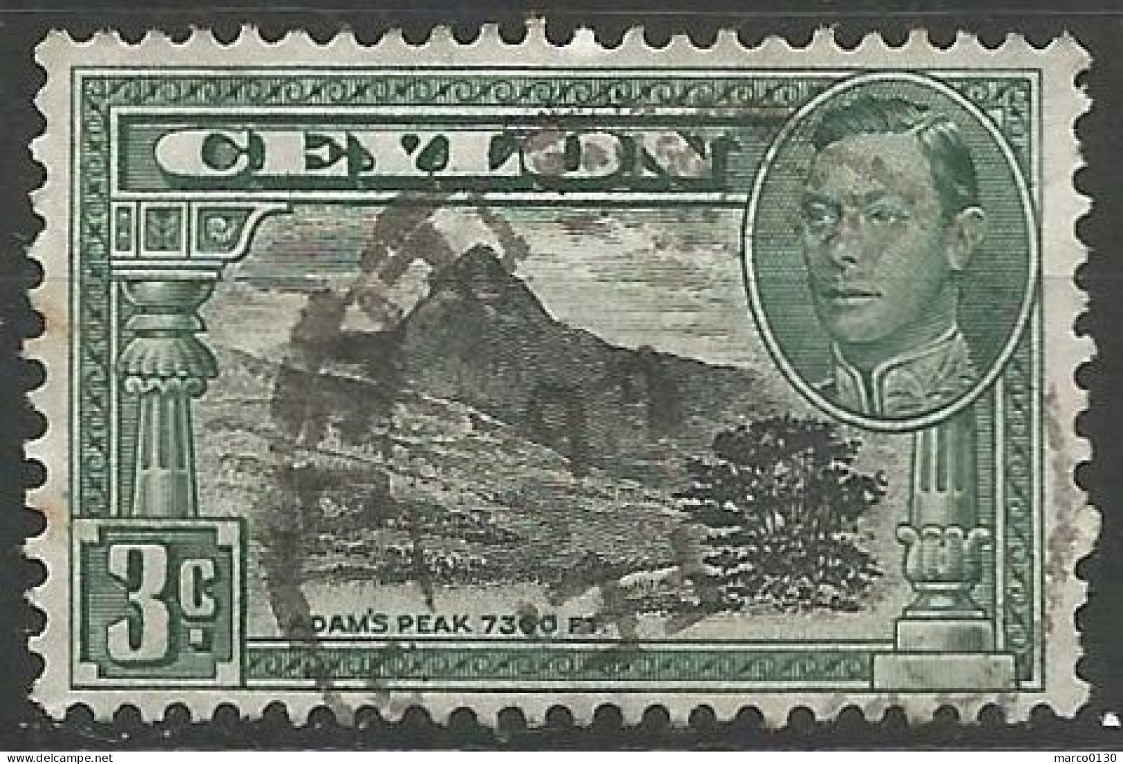 CEYLAN N° 253 OBLITERE - Sri Lanka (Ceylan) (1948-...)