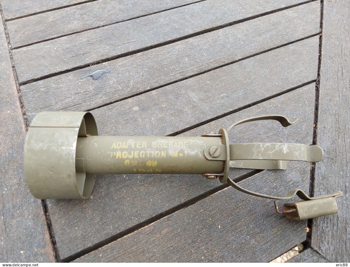 Adaptateur Pour Lancer La Grenade US Mk2 Ww2 - Armas De Colección
