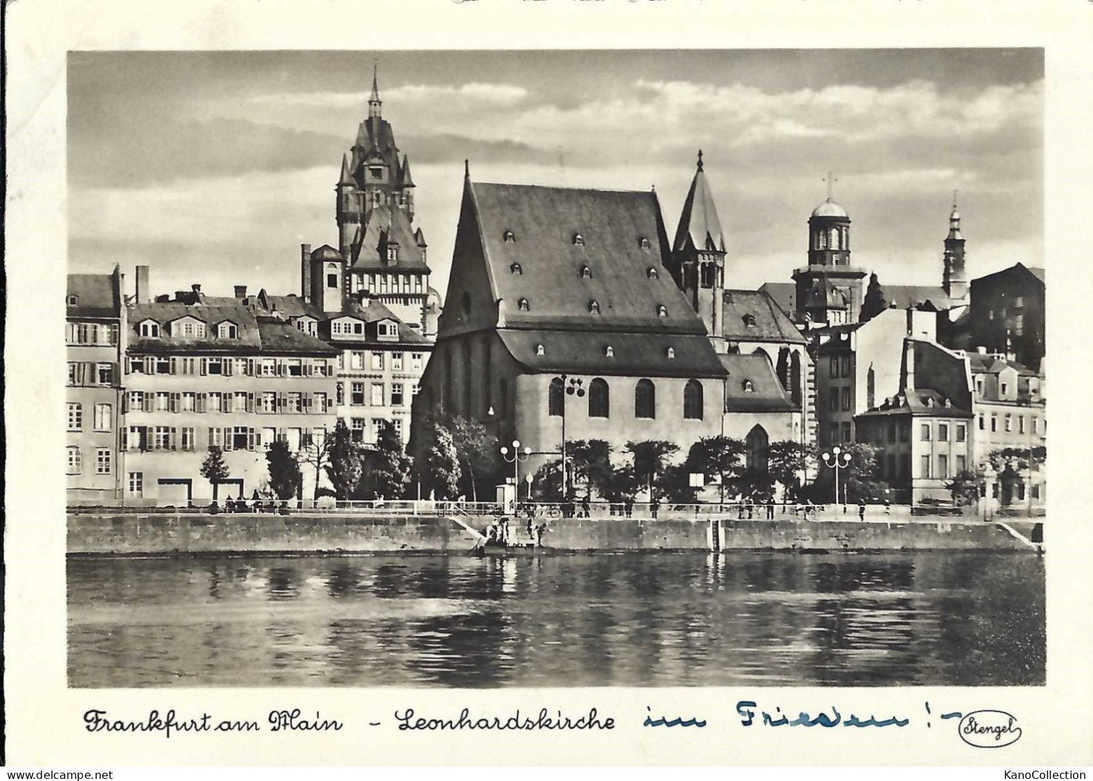 Frankfurt Am Main, Leonhardskirche, Gelaufen 1943 - Frankfurt A. Main