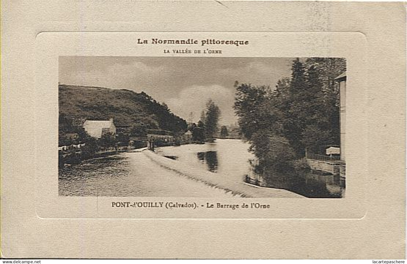 X124125 NORMANDIE CALVADOS VALLEE DE L' ORNE PONT D' OUILLY LE BARRAGE DE L' ORNE - Pont D'Ouilly