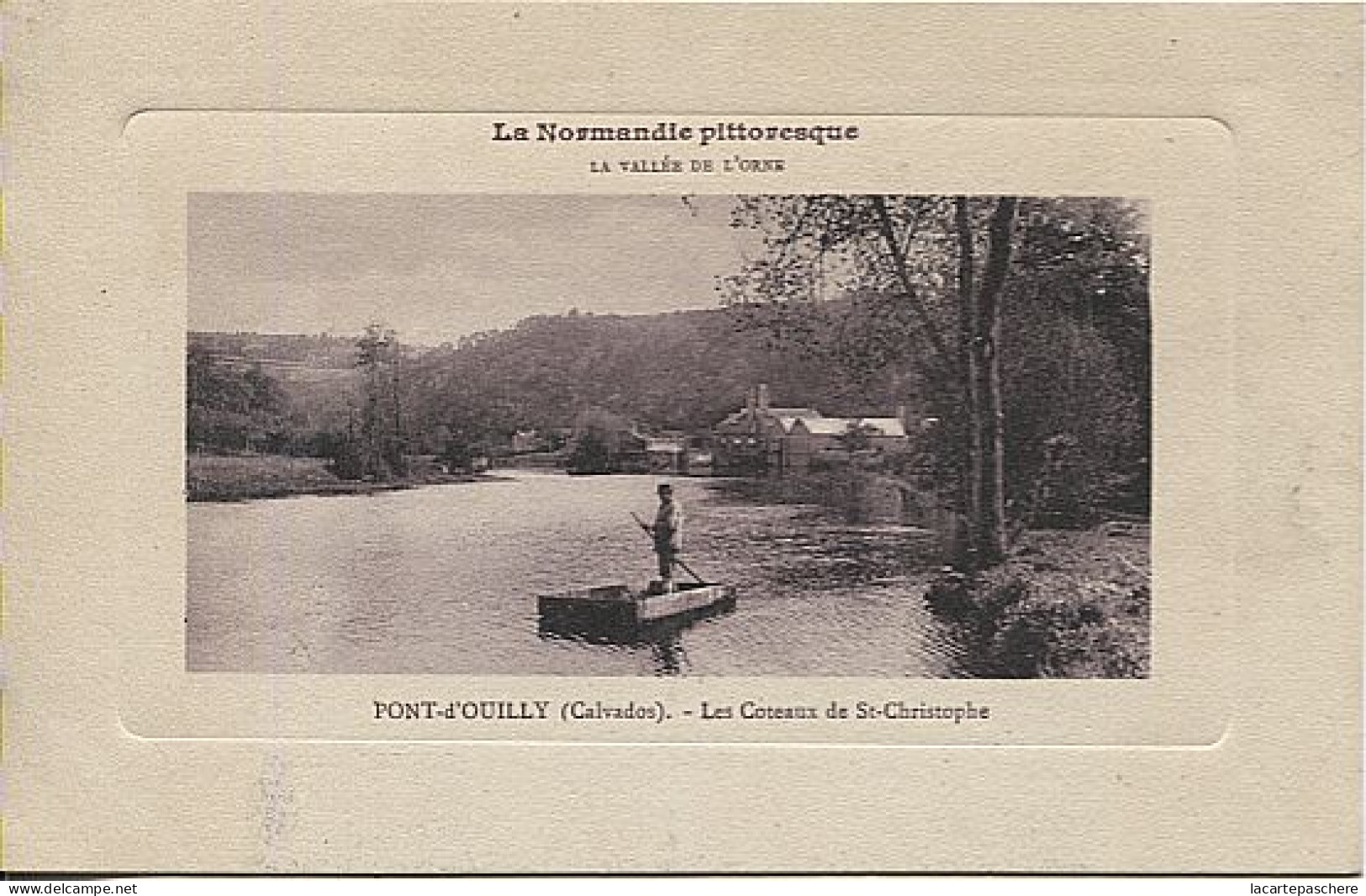 X124126 NORMANDIE CALVADOS VALLEE DE L' ORNE PONT D' OUILLY LES COTEAUX DE ST SAINT CHRISTOPHE - Pont D'Ouilly