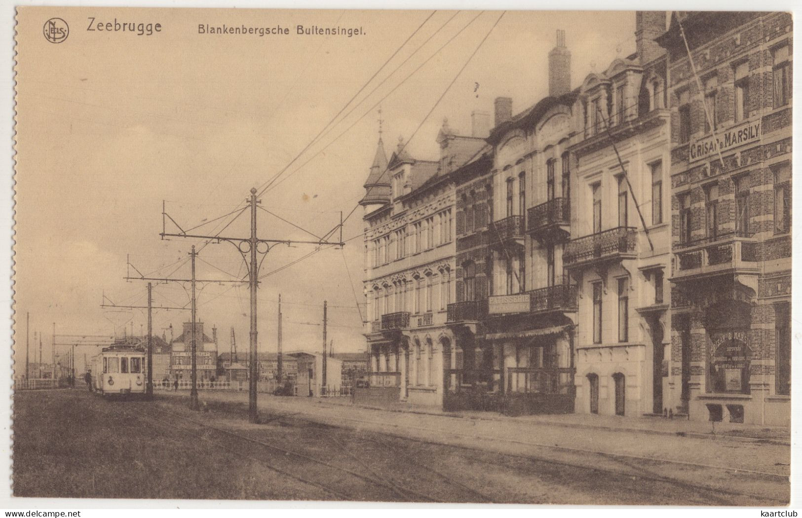 Zeebrugge  Blankenbergsche Buitensingel -  (Belgique/België) - TRAM - Zeebrugge