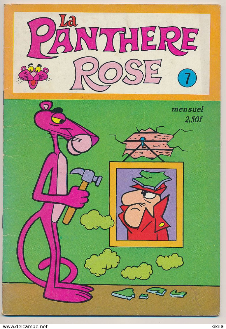 Bande Dessinée LA PANTHERE ROSE Mensuel N° 7  1975   Les Petits Des Animaux: L'hippopotame - Andere Magazine