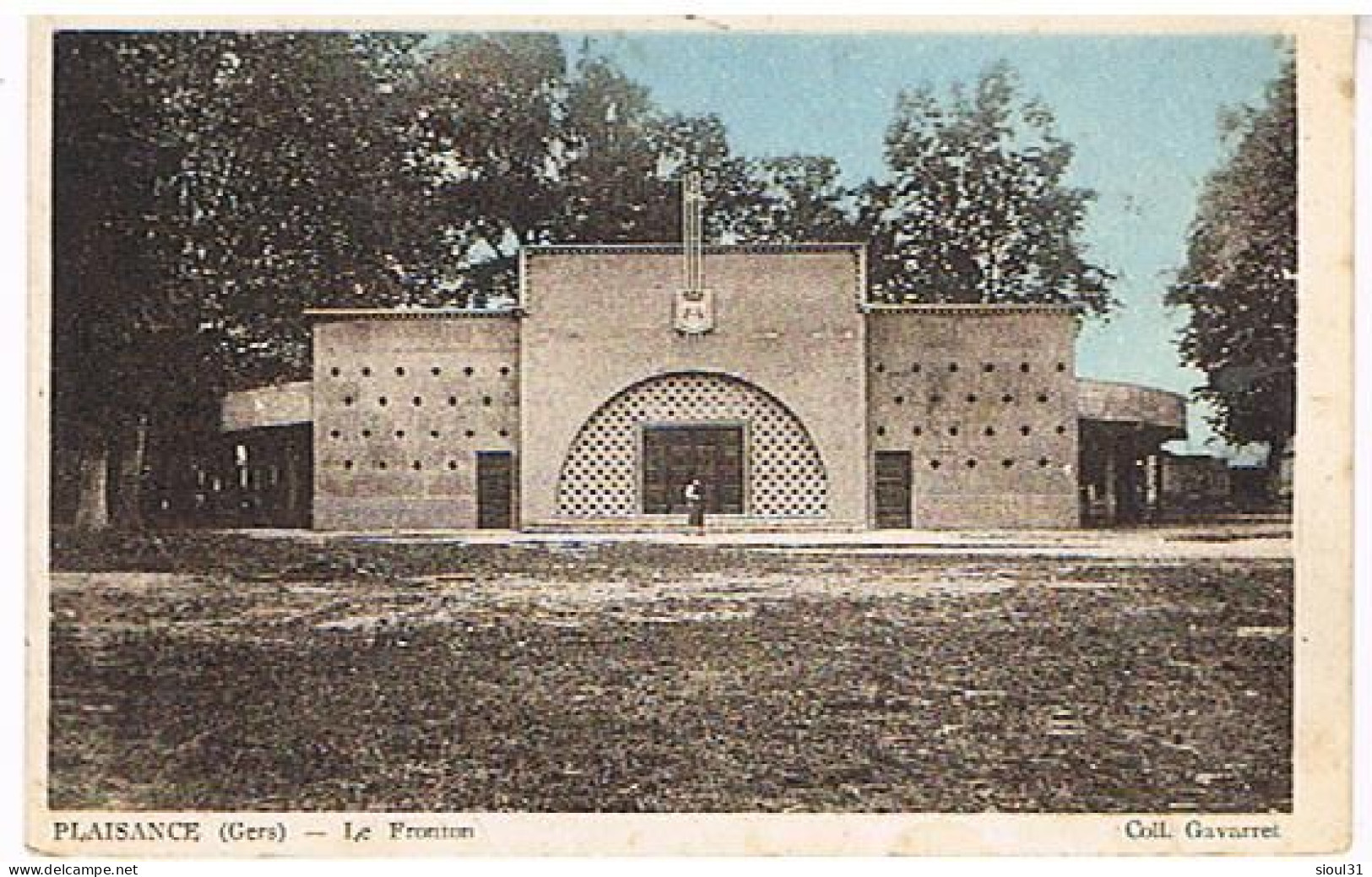 32      PLAISANCE DU GERS   LE FRONTON 1944 - Autres & Non Classés