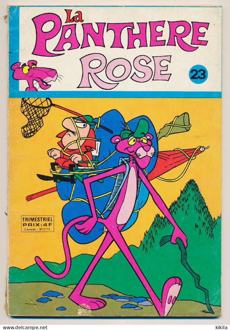 Bande Dessinée LA PANTHERE ROSE  Trimestriel N° 23 Août Septembre Octobre 1977  L'Inspecteur Bellegrolles - Other Magazines