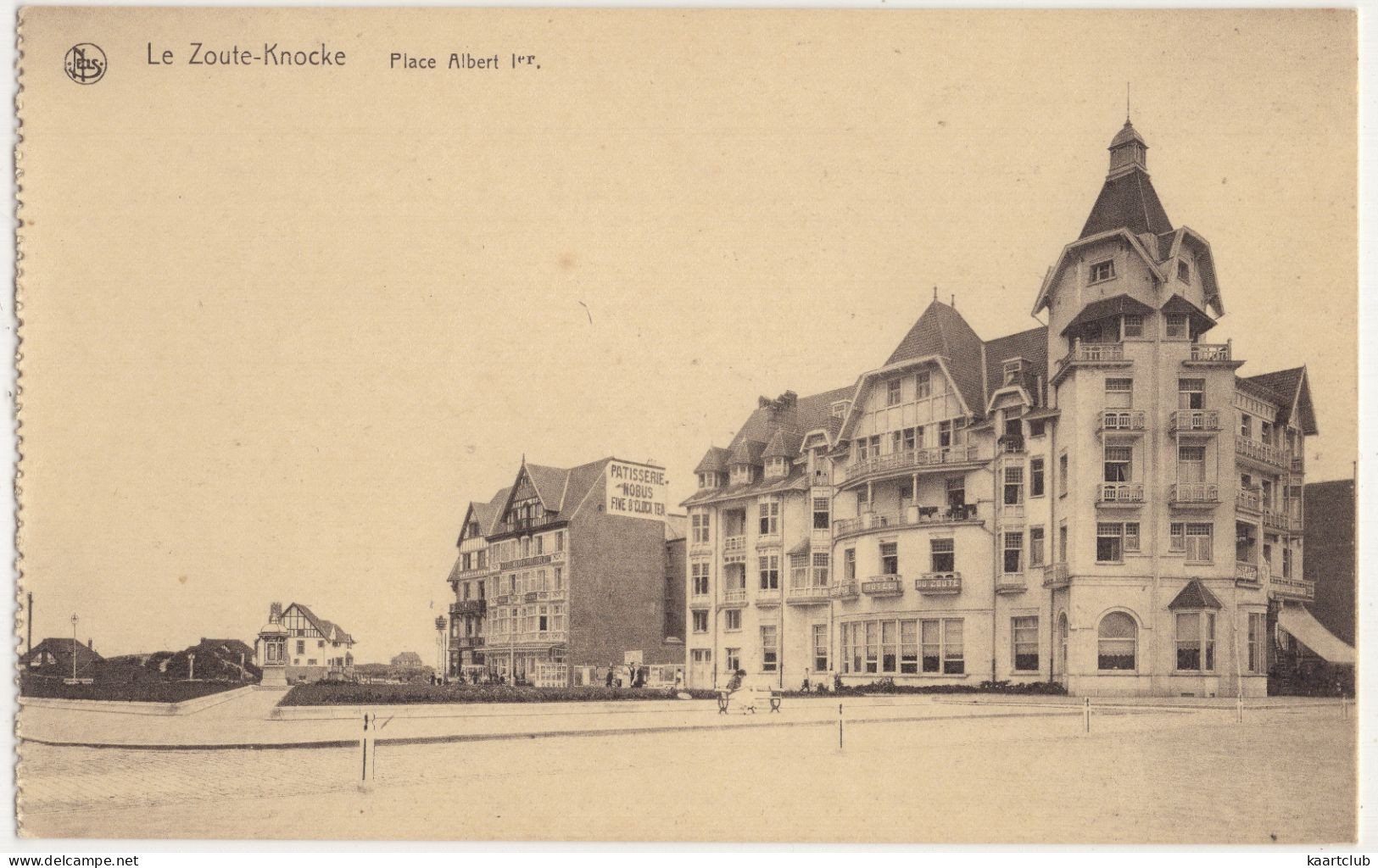 Le Zoute-Knocke - Place Albert 1er. -  (Belgique/België) - Patisserie Nobus 'Five O'Clock Tea' - Knokke