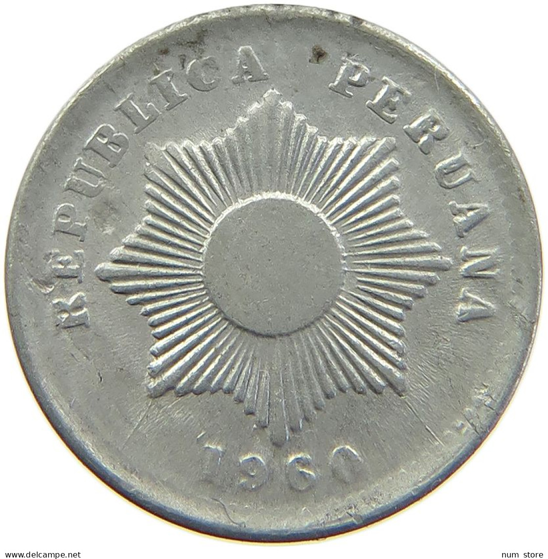 PERU CENTAVO 1960 #t030 0001 - Pérou