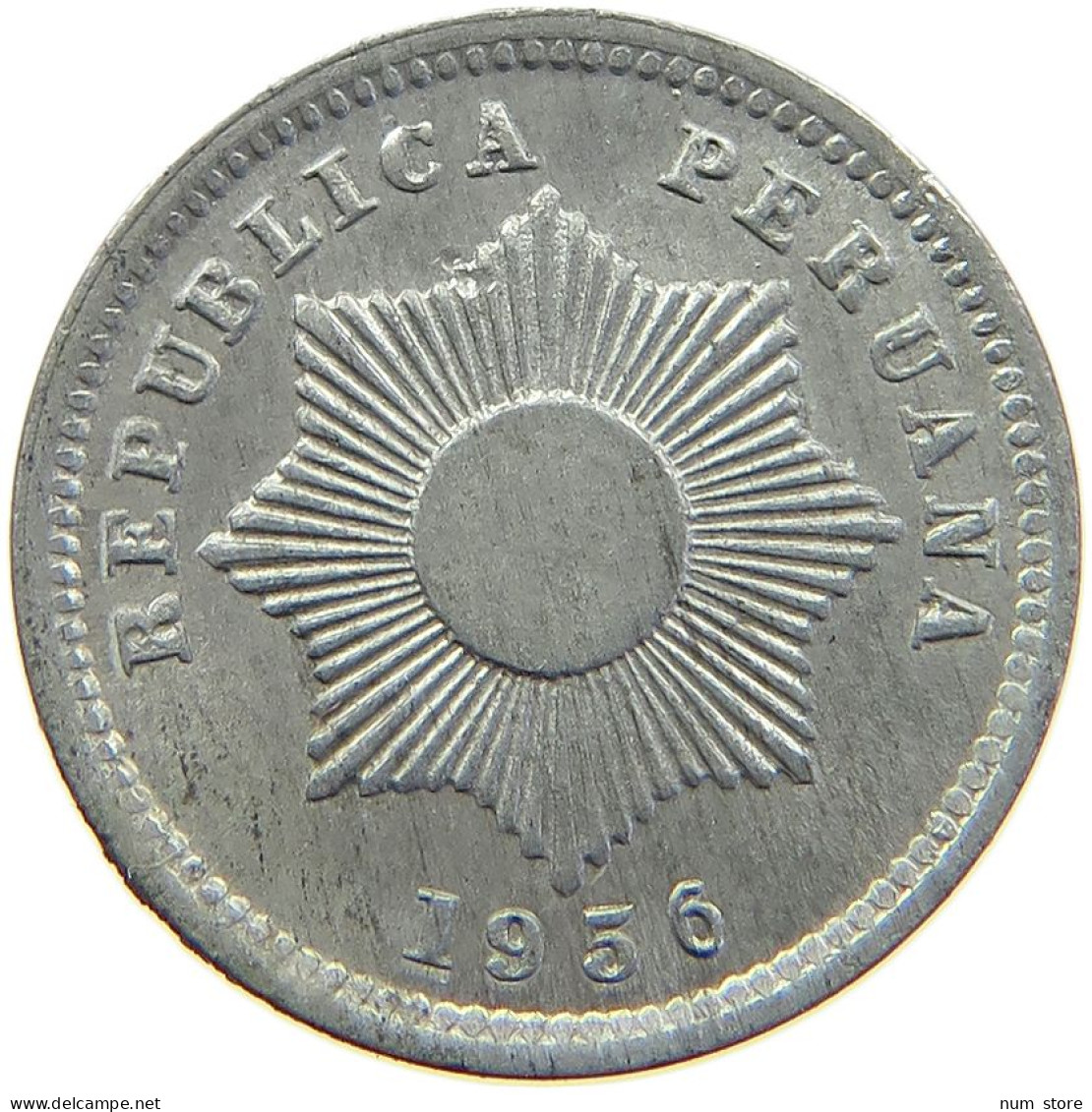 PERU CENTAVO 1956 #t030 0005 - Perú