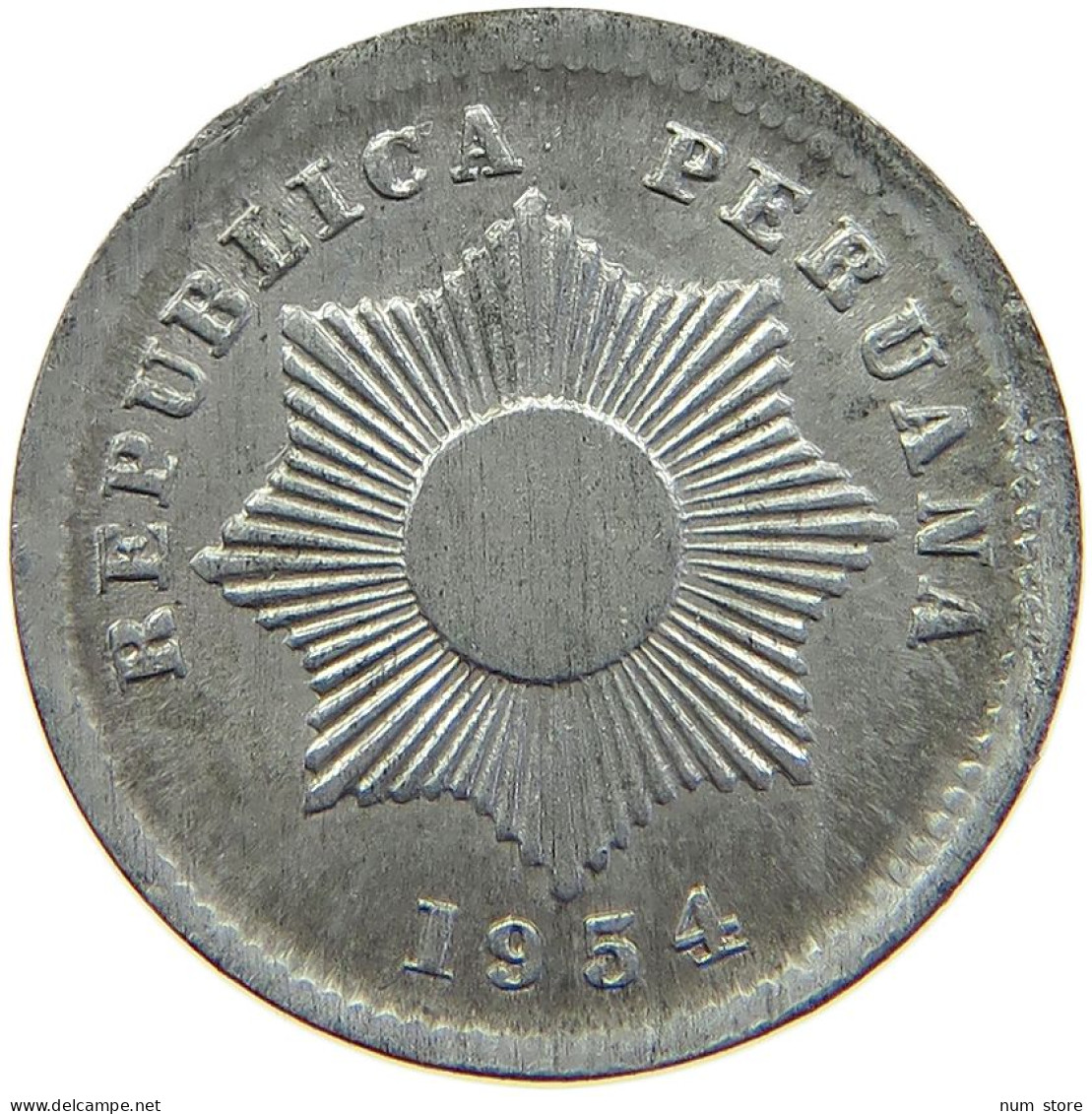 PERU CENTAVO 1954 #t030 0011 - Perú