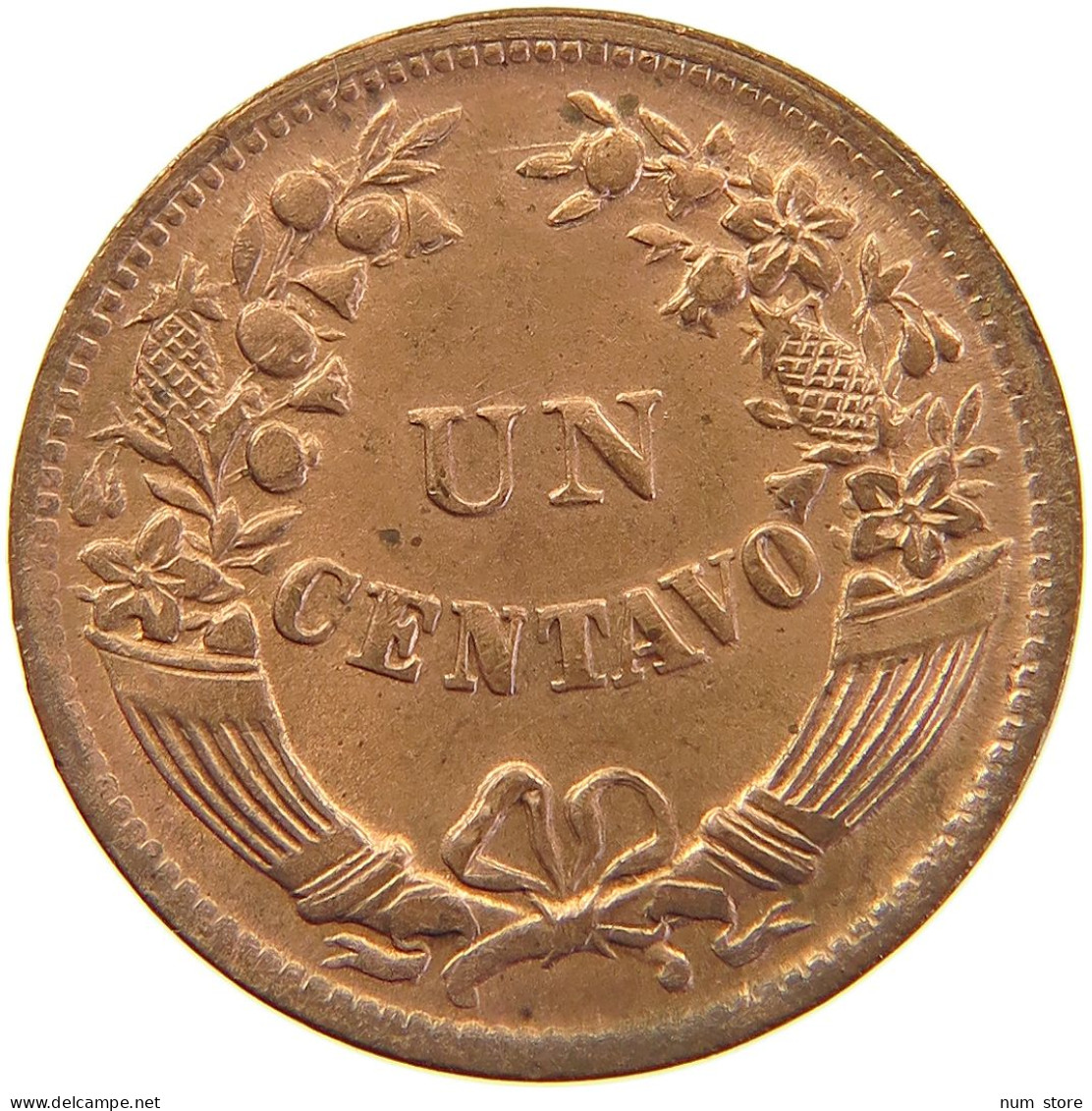 PERU CENTAVO 1948 UNC #t030 0243 - Pérou