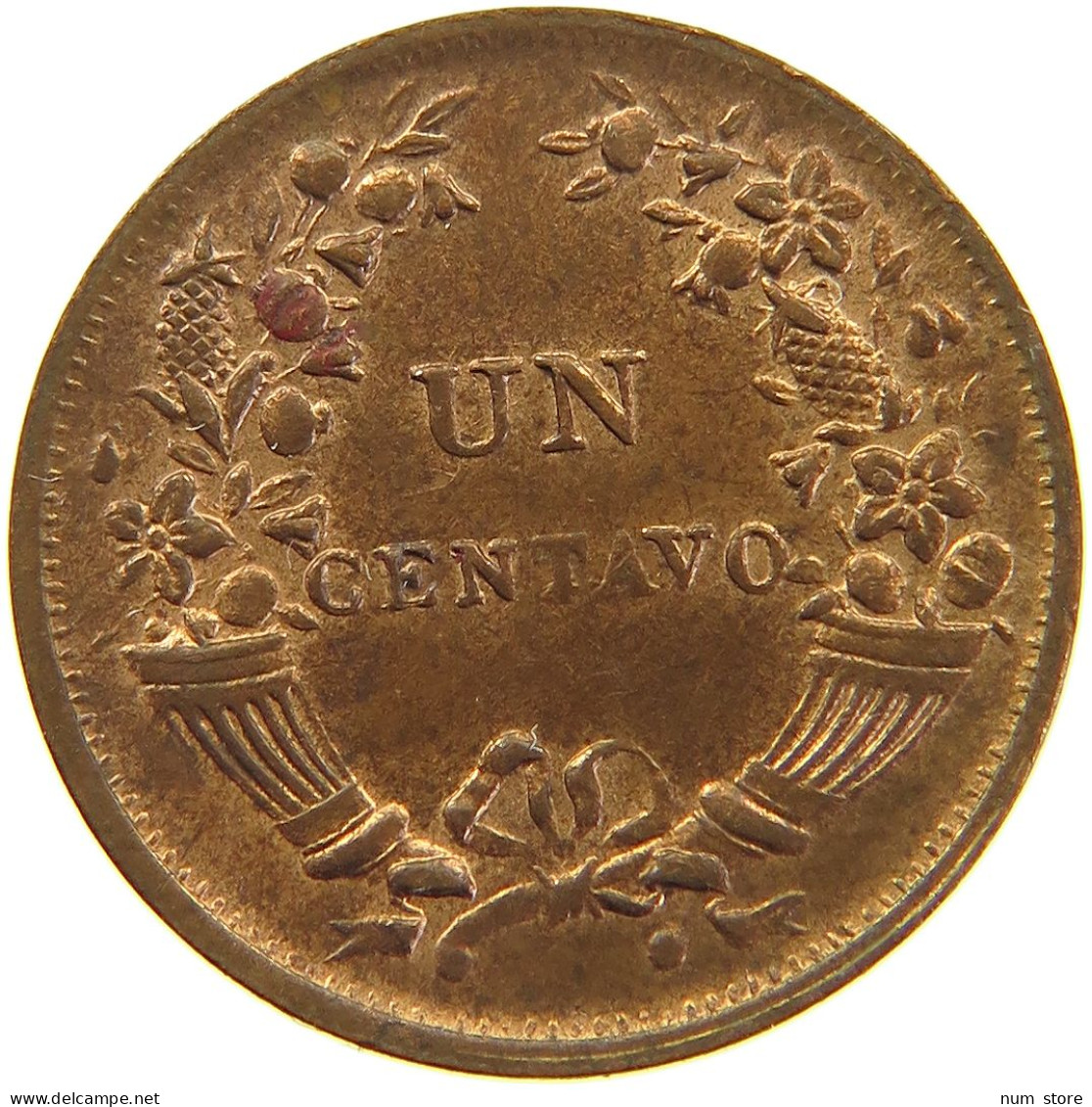 PERU CENTAVO 1942 UNC #t030 0241 - Pérou