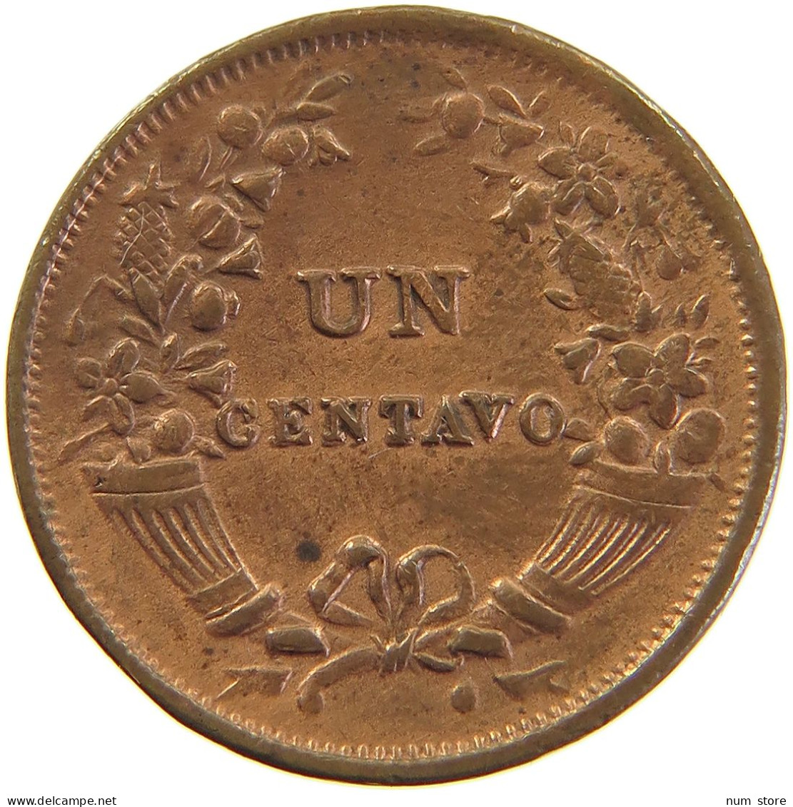 PERU CENTAVO 1941 THICK PLANCHET #t030 0231 - Perú