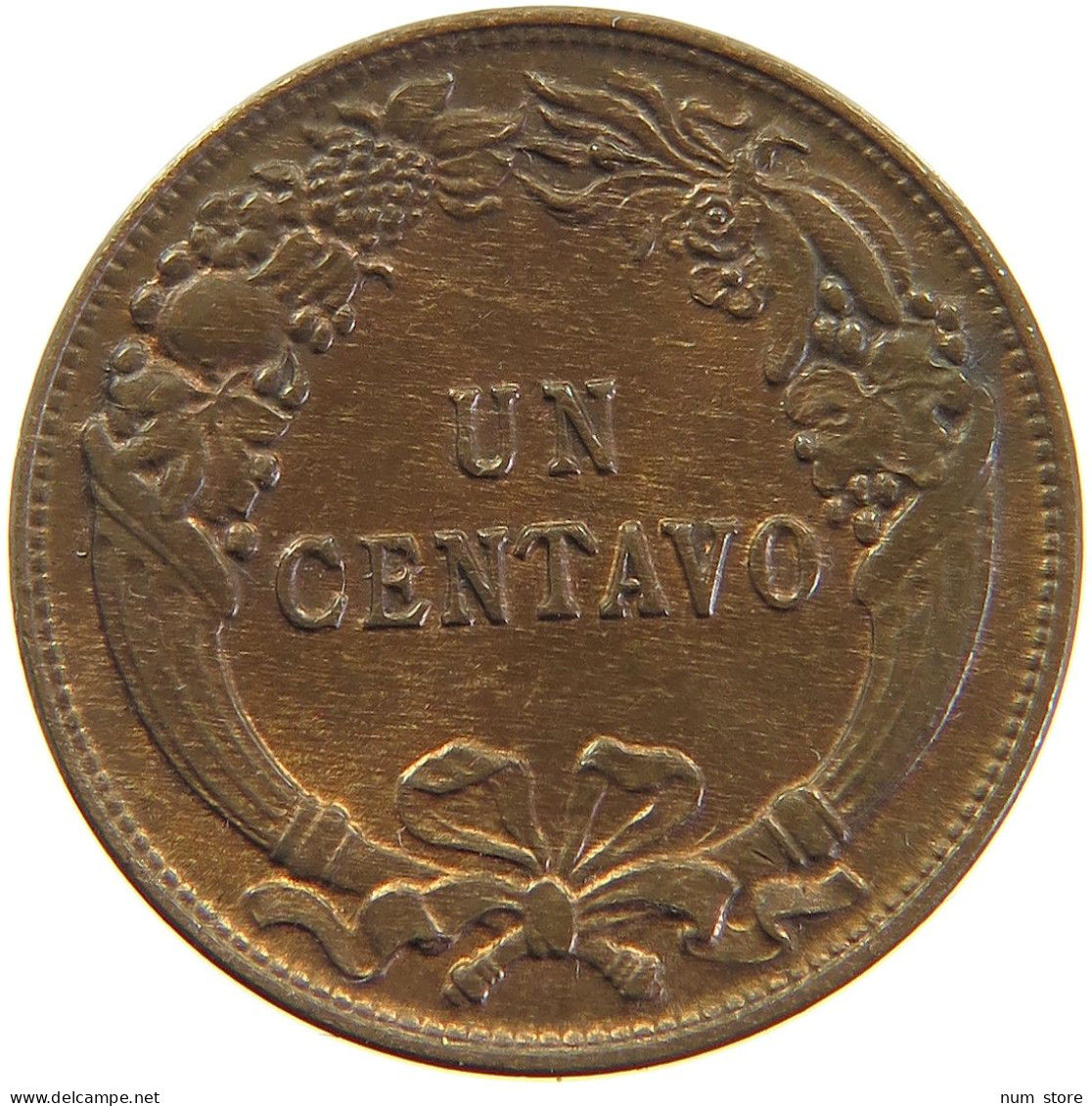 PERU CENTAVO 1919 TOP #t030 0219 - Peru