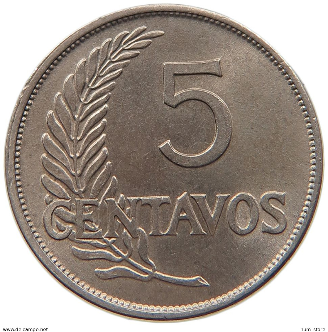 PERU 5 CENTAVOS 1937 #t030 0029 - Peru