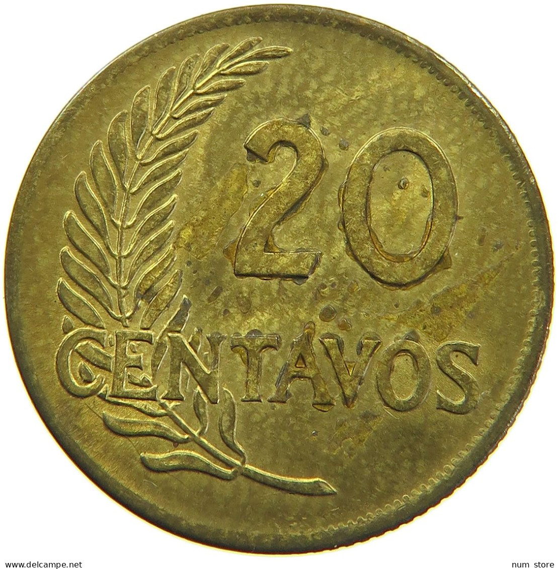 PERU 20 CENTAVOS 1964 #t030 0089 - Pérou