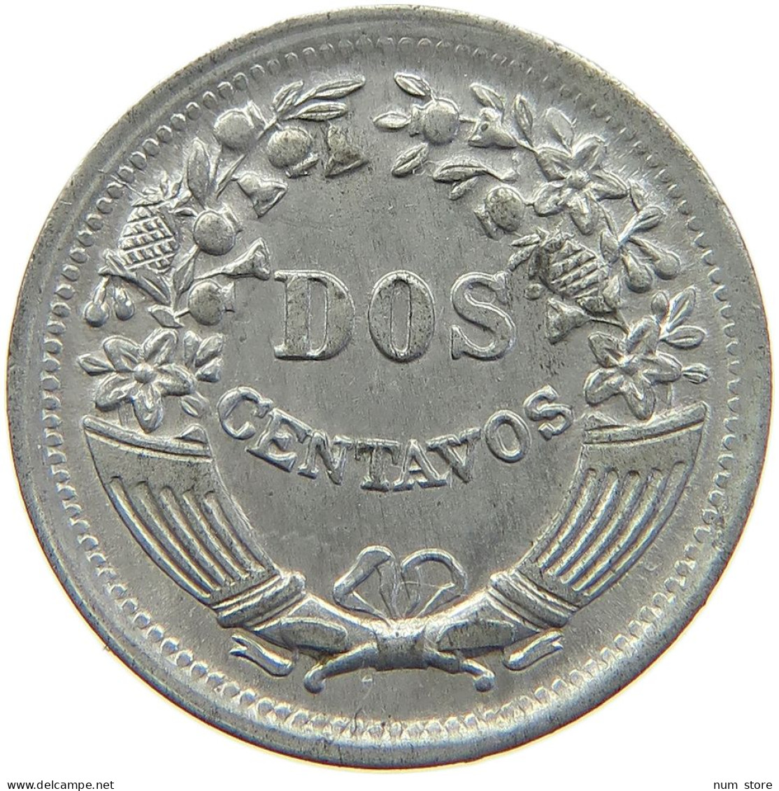 PERU 2 CENTAVOS 1952 UNC #t030 0013 - Pérou