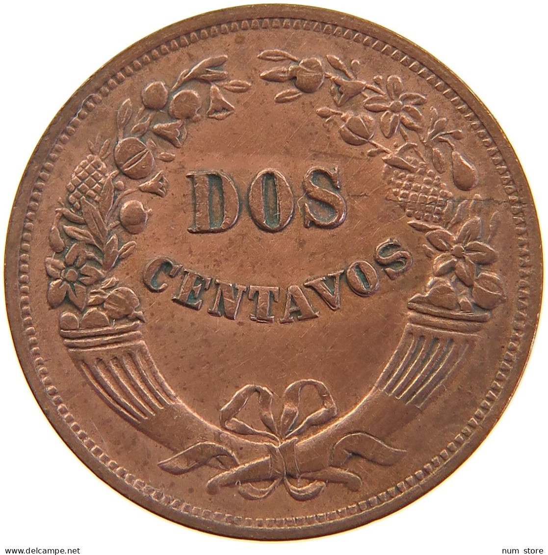 PERU 2 CENTAVOS 1945 #t030 0205 - Perú