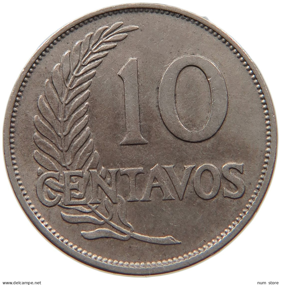 PERU 10 CENTAVOS 1937 #t030 0035 - Peru