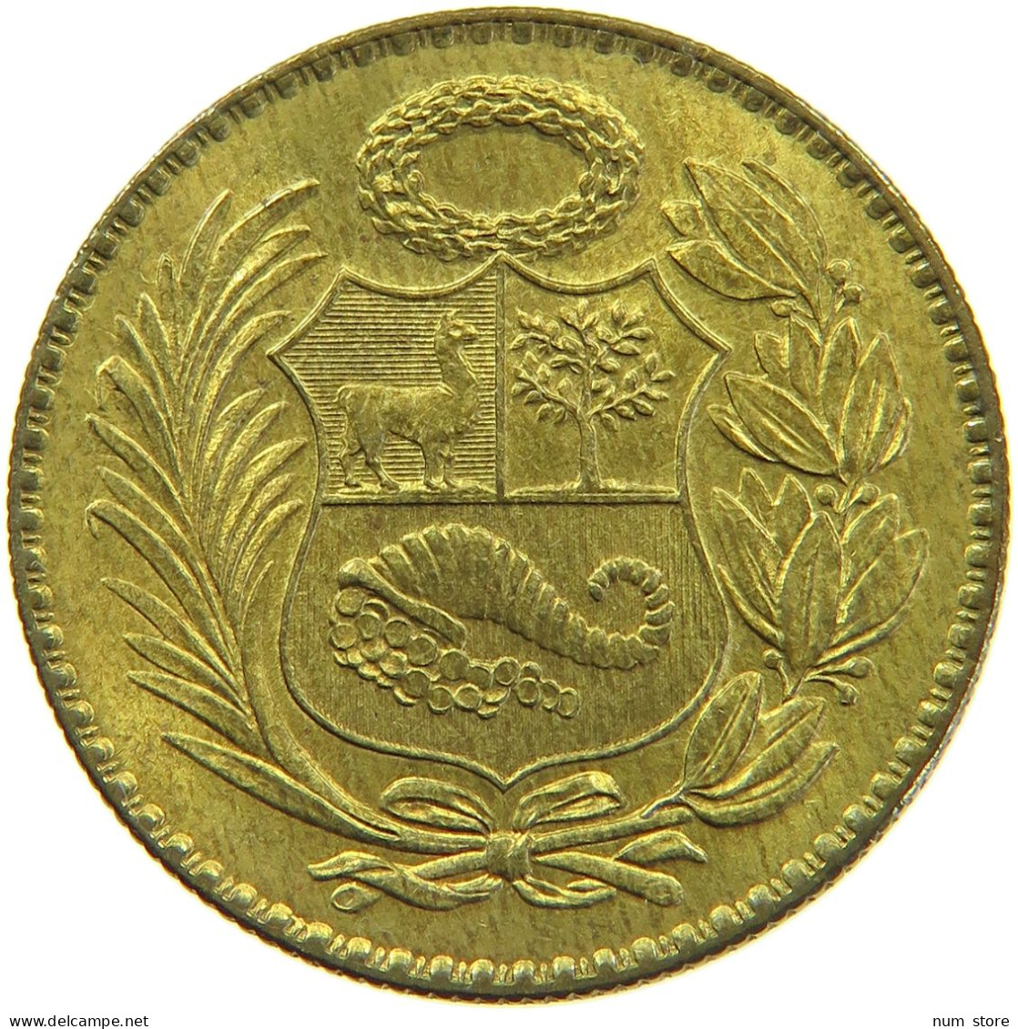 PERU 1/2 SOL 1949 UNC #t030 0085 - Pérou