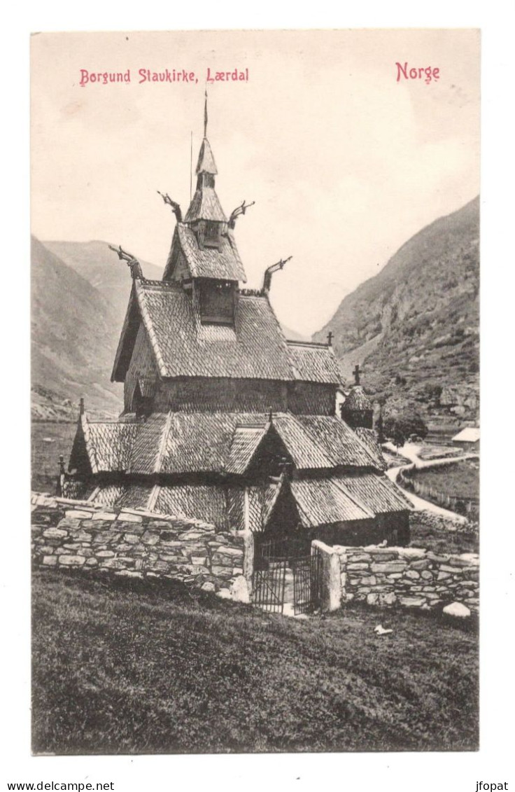 NORVEGE - LAERDAL Borgund Stavkirke - Norvegia