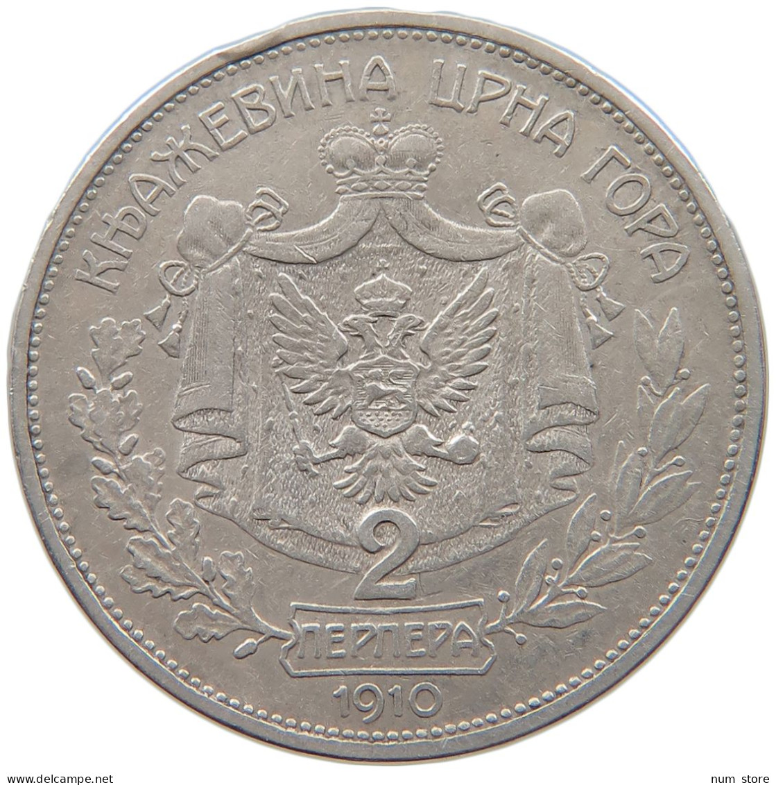 MONTENEGRO 2 PERPERA 1910 #t028 0567 - Joegoslavië