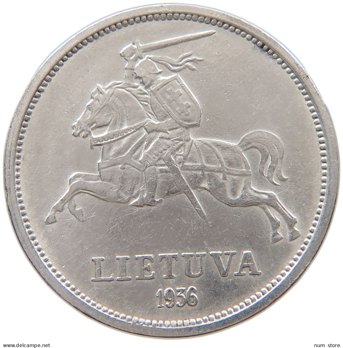 LITHUANIA 5 LITAI 1936 #t028 0571 - Lituanie