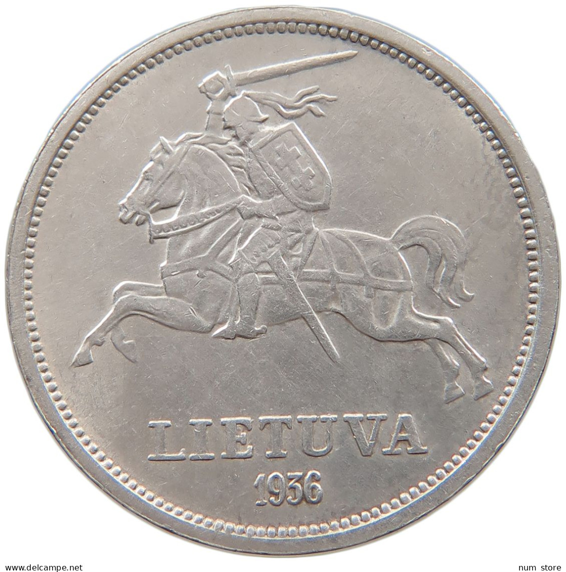 LITHUANIA 5 LITAI 1936 #t030 0501 - Lituanie