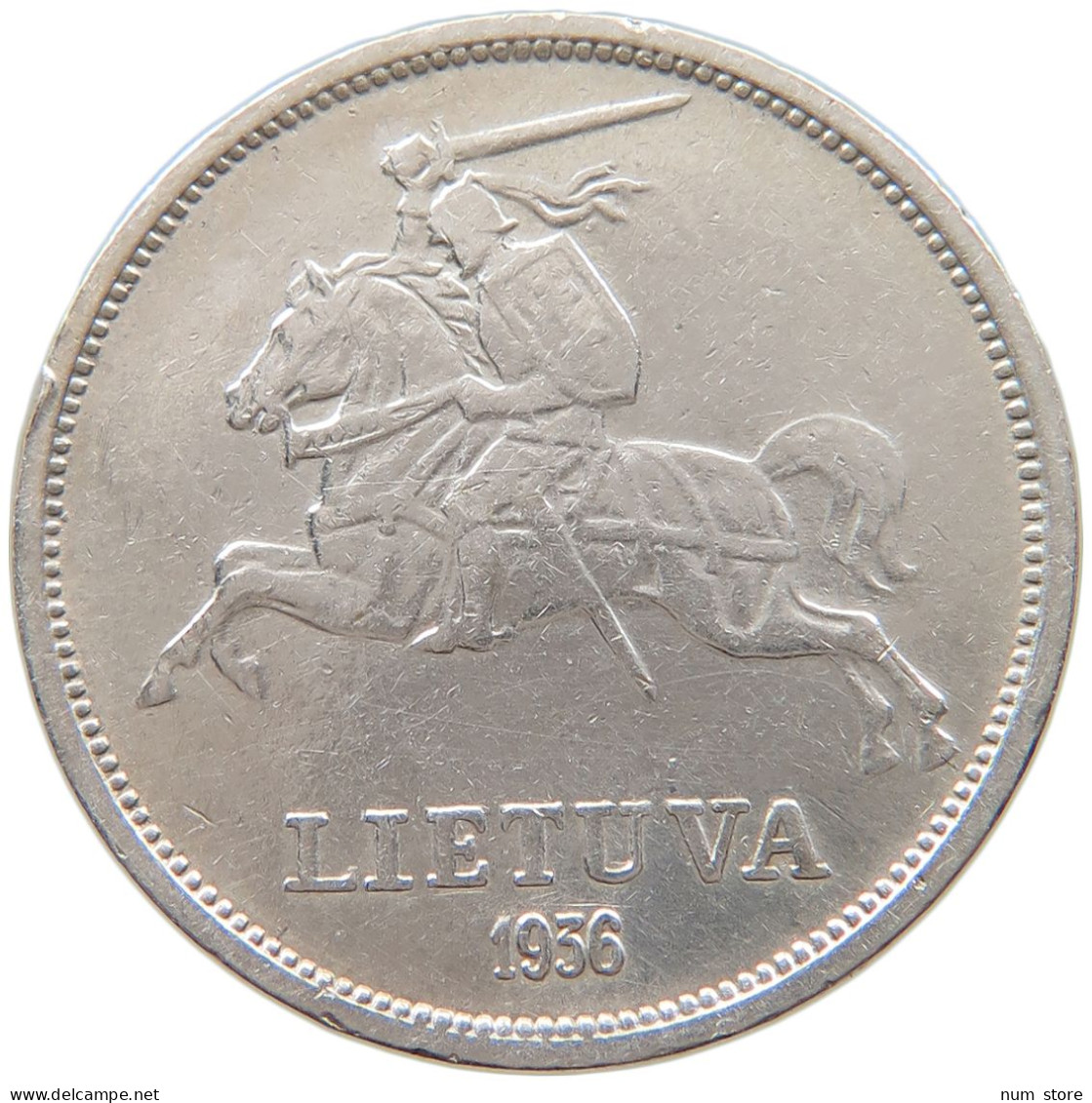 LITHUANIA 5 LITAI 1936 #t030 0499 - Lituanie