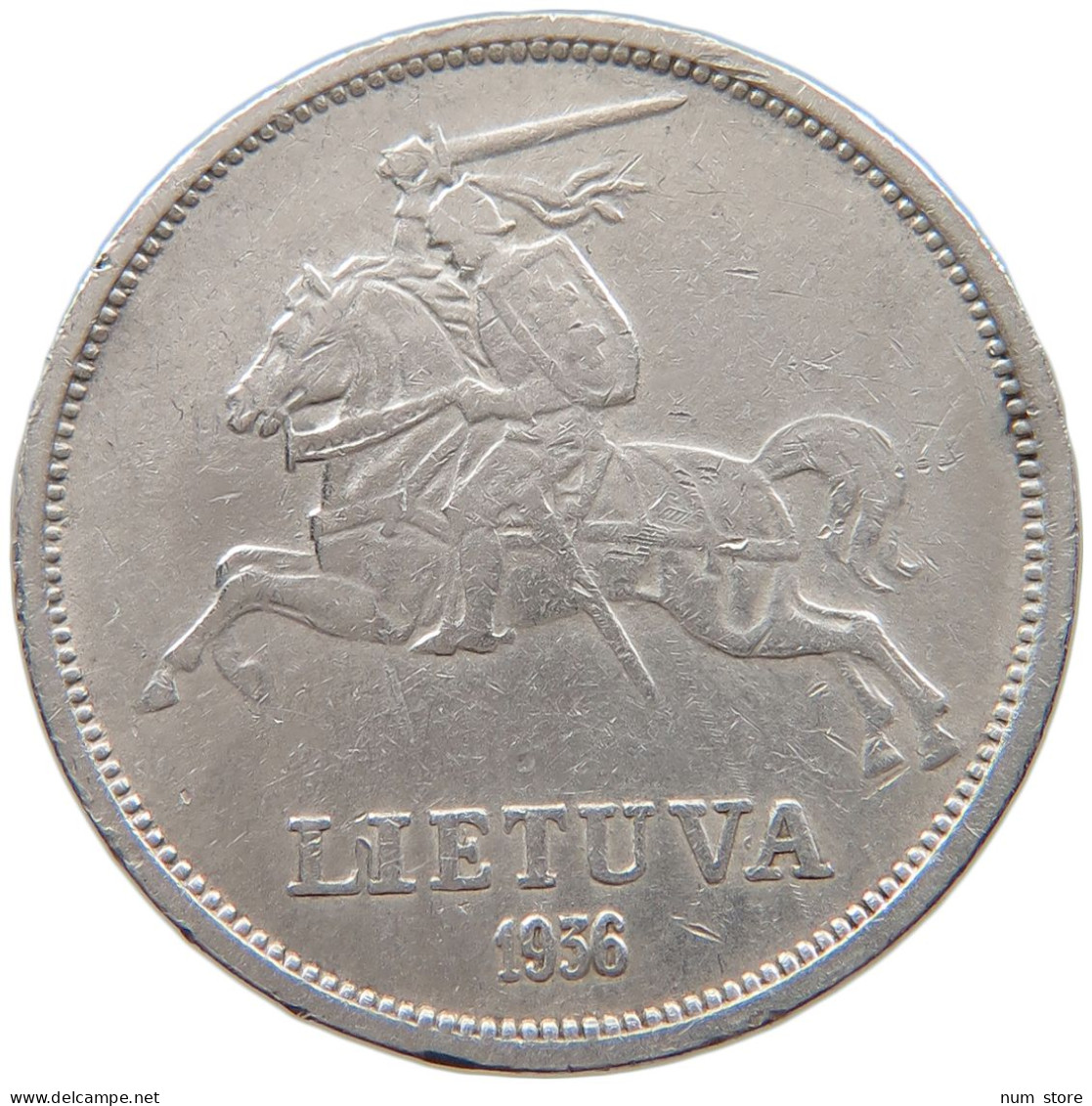 LITHUANIA 5 LITAI 1936 #t028 0583 - Lituanie